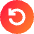 Line Arrow Rotate Left Circle Icon from Sharp Gradient Set