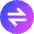 Line Arrow Transfer Horizontal Circle 1 Icon from Sharp Gradient Set