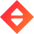 Triangle Arrow Expand Vertical Diamond Icon from Sharp Gradient Set