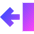 Line Arrow Move Left 2 Icon from Sharp Gradient Set