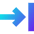 Line Arrow Move Right 1 Icon from Sharp Gradient Set