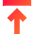 Line Arrow Move Up 1 Icon from Sharp Gradient Set