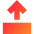 Line Arrow Move Up 2 Icon from Sharp Gradient Set