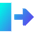 Triangle Arrow Move Right 2 Icon from Sharp Gradient Set