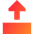Triangle Arrow Move Up 2 Icon from Sharp Gradient Set