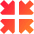 Triangle Arrow Shrink Icon from Sharp Gradient Set