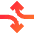 Line Arrow Dodge 2 Icon from Sharp Gradient Set