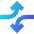 Line Arrow Dodge 4 Icon from Sharp Gradient Set