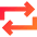 Line Arrow Reload Horizontal 1 Icon from Sharp Gradient Set