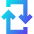 Line Arrow Reload Vertical 2 Icon from Sharp Gradient Set