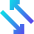 Line Arrow Transfer Diagonal 4 Icon from Sharp Gradient Set