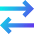 Line Arrow Transfer Horizontal 2 Icon from Sharp Gradient Set
