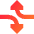 Triangle Arrow Dodge 2 Icon from Sharp Gradient Set