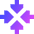 Triangle Arrow Point Center Icon from Sharp Gradient Set