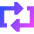 Triangle Arrow Reload Horizontal 2 Icon from Sharp Gradient Set