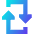 Triangle Arrow Reload Vertical 2 Icon from Sharp Gradient Set