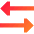 Triangle Arrow Transfer Horizontal 3 Icon from Sharp Gradient Set