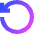 Line Arrow Rotate Left 2 Icon from Sharp Gradient Set