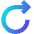 Line Arrow Rotate Right 1 Icon from Sharp Gradient Set