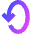 Line Arrow Rotate Vertical Left 2 Icon from Sharp Gradient Set