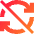 Line Arrow Synchronize Disable Icon from Sharp Gradient Set