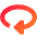 Triangle Arrow Rotate Horizontal Right Icon from Sharp Gradient Set
