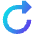 Triangle Arrow Rotate Right 1 Icon from Sharp Gradient Set