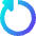 Triangle Arrow Rotate Right 5 Icon from Sharp Gradient Set