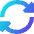 Triangle Arrow Synchronize 2 Icon from Sharp Gradient Set