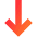 Line Arrow Down 1 Icon from Sharp Gradient Set