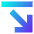 Line Line Arrow Diagonal Bottom Right Icon from Sharp Gradient Set