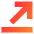 Line Line Arrow Diagonal Top Right Icon from Sharp Gradient Set