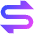 Triangle Arrow Curvy Both Direction 1 Icon from Sharp Gradient Set