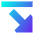 Triangle Arrow Diagonal Bottom Right Icon from Sharp Gradient Set