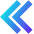 Double Tailless Line Arrow Left Icon from Sharp Gradient Set