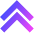 Double Tailless Line Arrow Up Icon from Sharp Gradient Set