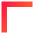 Tailless Line Arrow Top Left Icon from Sharp Gradient Set
