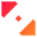 Tailless Triangle Arrow Diagonal Scroll 2 Icon from Sharp Gradient Set