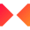 Tailless Triangle Arrow Shrink Horizontal 1 Icon from Sharp Gradient Set