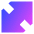 Thick Arrow Diagonal Large 1 Icon from Sharp Gradient Set