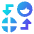 Deepfake Technology 2 Icon from Sharp Gradient Set