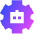 Ai Settings Robot Icon from Sharp Gradient Set