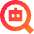 Ai Upscale Robot Icon from Sharp Gradient Set