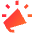 Annoncement Megaphone Icon from Sharp Gradient Set