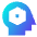 Critical Thinking 1 Icon from Sharp Gradient Set