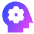 Critical Thinking 2 Icon from Sharp Gradient Set