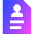 Interface User Curriculum Icon from Sharp Gradient Set