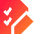 Task List Edit Icon from Sharp Gradient Set