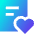 Wishlist Icon from Sharp Gradient Set