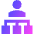Work Organization Icon from Sharp Gradient Set